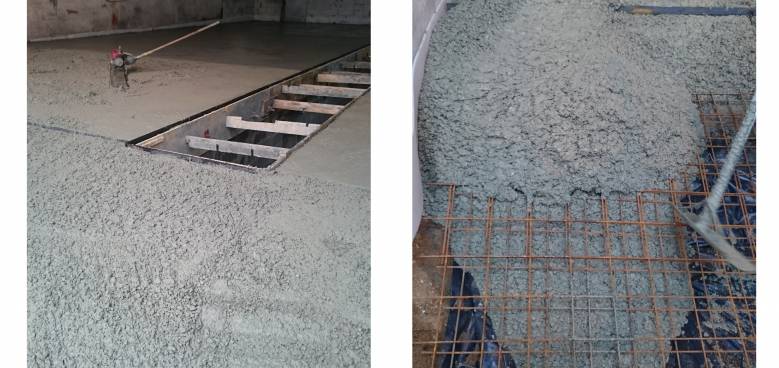 proces ukladania mieszanki betonowej Holcim