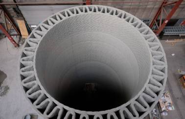 turbina wydrukowana w betonie 3d lafarge