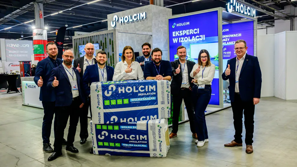 Zespół Holcim na Targach Dach Forum