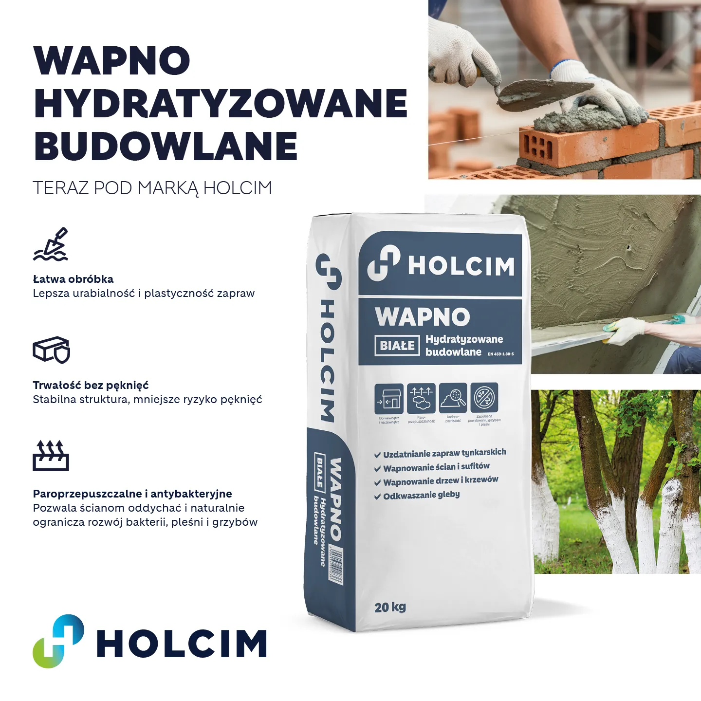 Wapno hydratyzowane budowlane